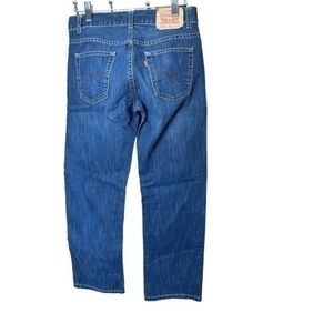 Levi's 505 Boys Straight Leg Denim Jeans Size 14 Regular